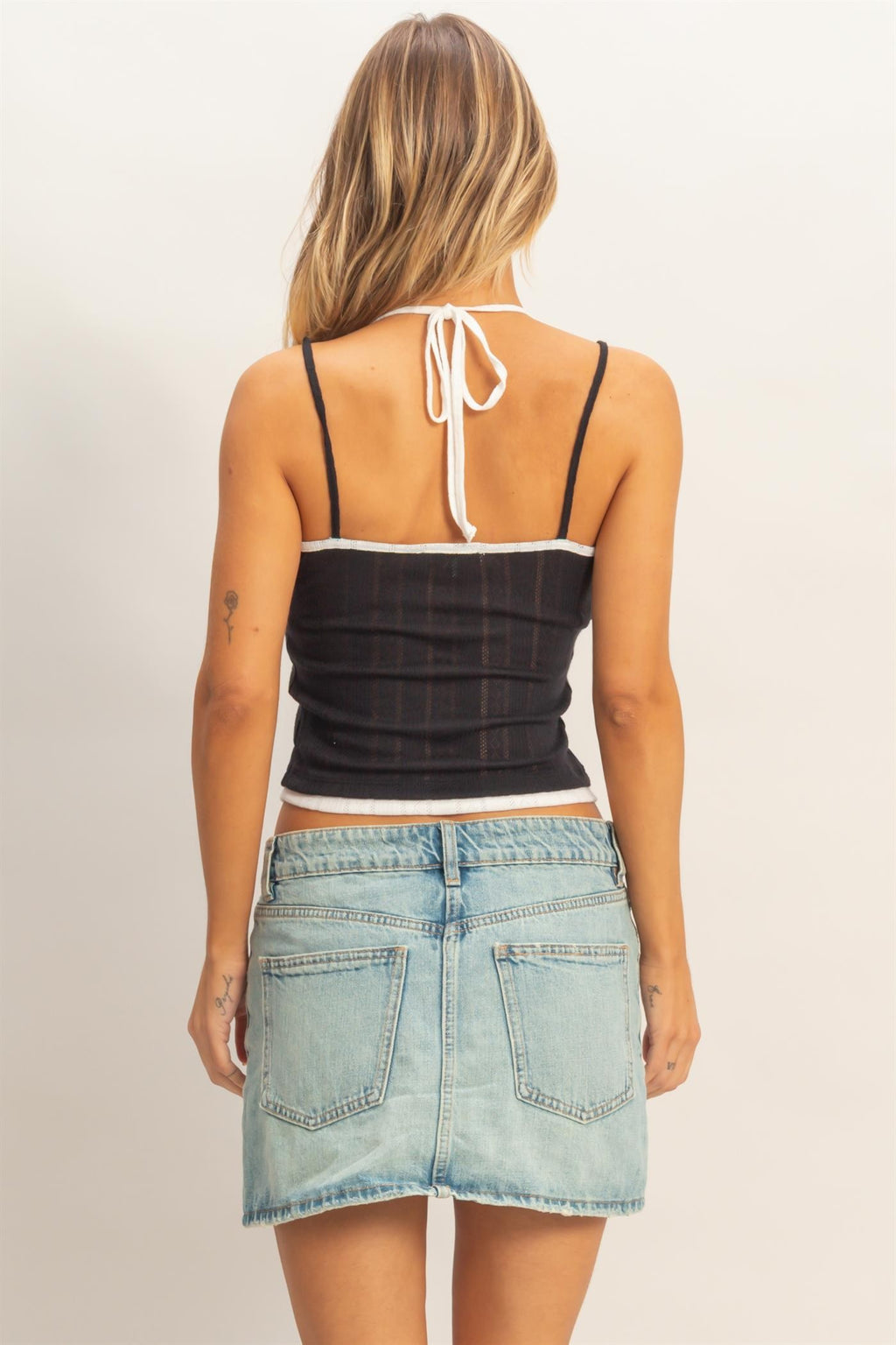 RIBBED KNIT CAMISOLE