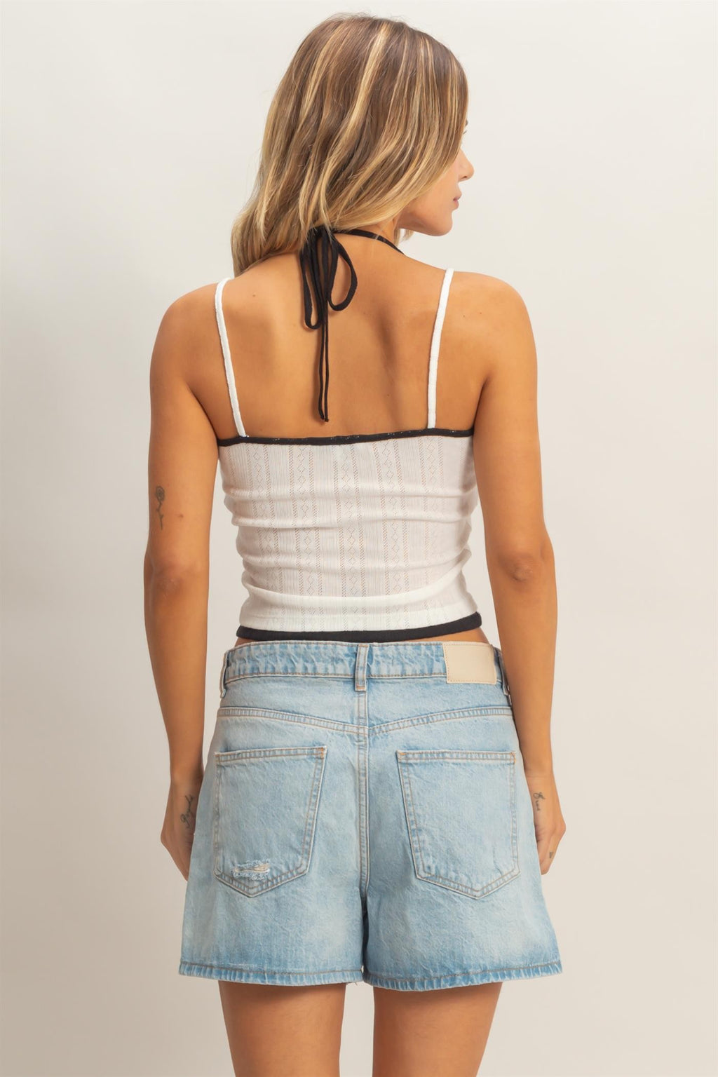 RIBBED KNIT CAMISOLE