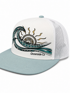SUNSET WAVE TRUCKER HAT
