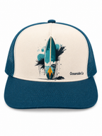 GRAFFITI SURFBOARD TRUCKER HAT