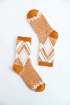 FAUX MOHAIR SOCKS