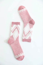 FAUX MOHAIR SOCKS