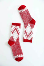 FAUX MOHAIR SOCKS