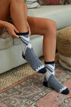 FAUX MOHAIR SOCKS