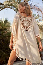 LOOSE TASSEL BEACH COVER