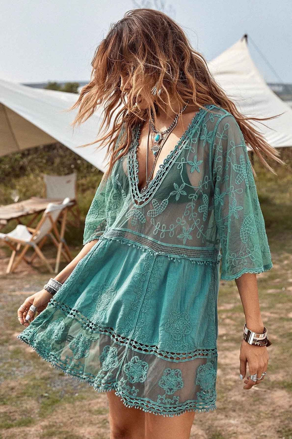 LACE BIKINI DRESS