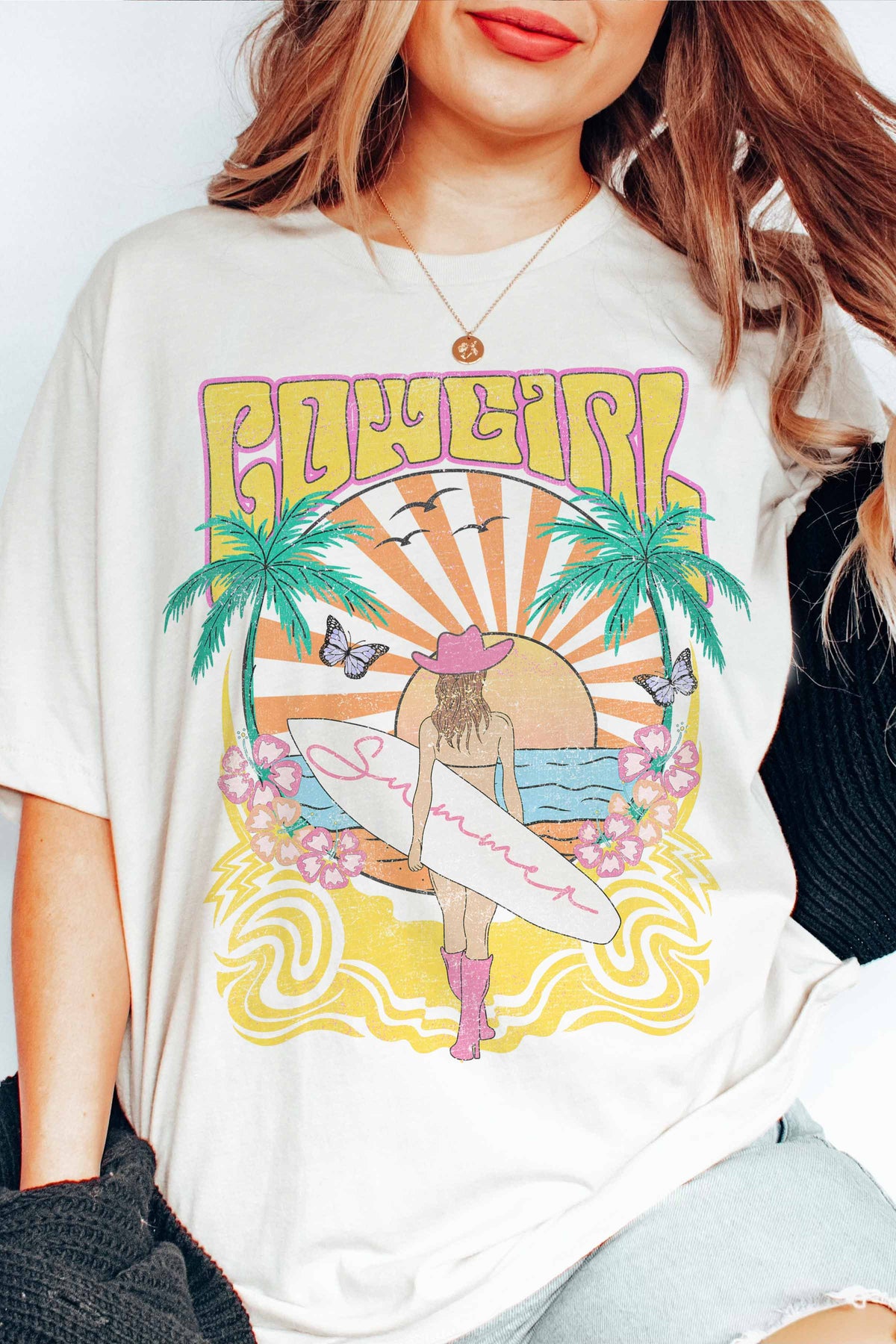 COWGIRL SUMMER GRAPHIC TEE