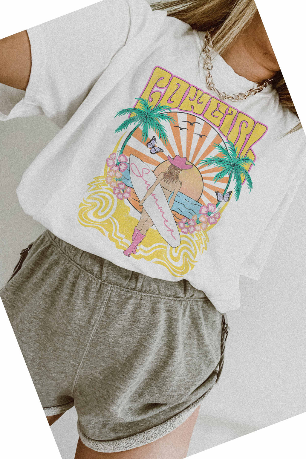 COWGIRL SUMMER GRAPHIC TEE