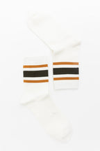 RETRO STRIPE STYLE CREW SOCKS