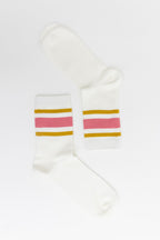 RETRO STRIPE STYLE CREW SOCKS