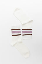 RETRO STRIPE STYLE CREW SOCKS