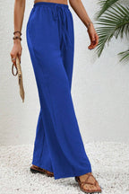 WIDE LEG PANTS W/POCKETS ROYAL