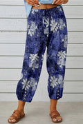 BOHO 3 BUTTONS TROUSERS PURPLE