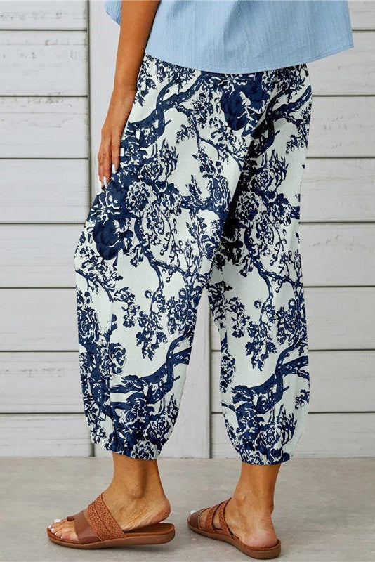 BOHO 3 BUTTONS TROUSERS WHITE