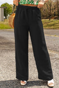 DRAWSTRING PANTS W/POCKETS BLACK