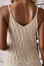 BACKLESS V-NECK TANK TOP