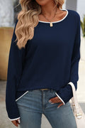 LIGHTWEIGHT SWEATER SHIRT NAVY