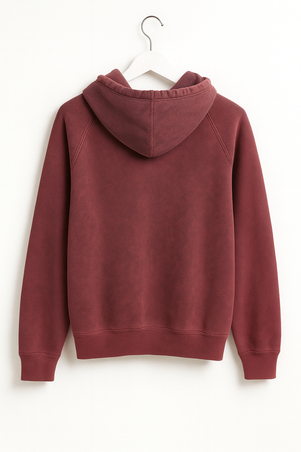 VINTAGE MINERAL WASHED HOODIE BRICK