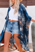 FLORAL CARDIGAN BEACH COVER