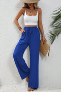 WIDE LEG PANTS W/POCKETS ROYAL