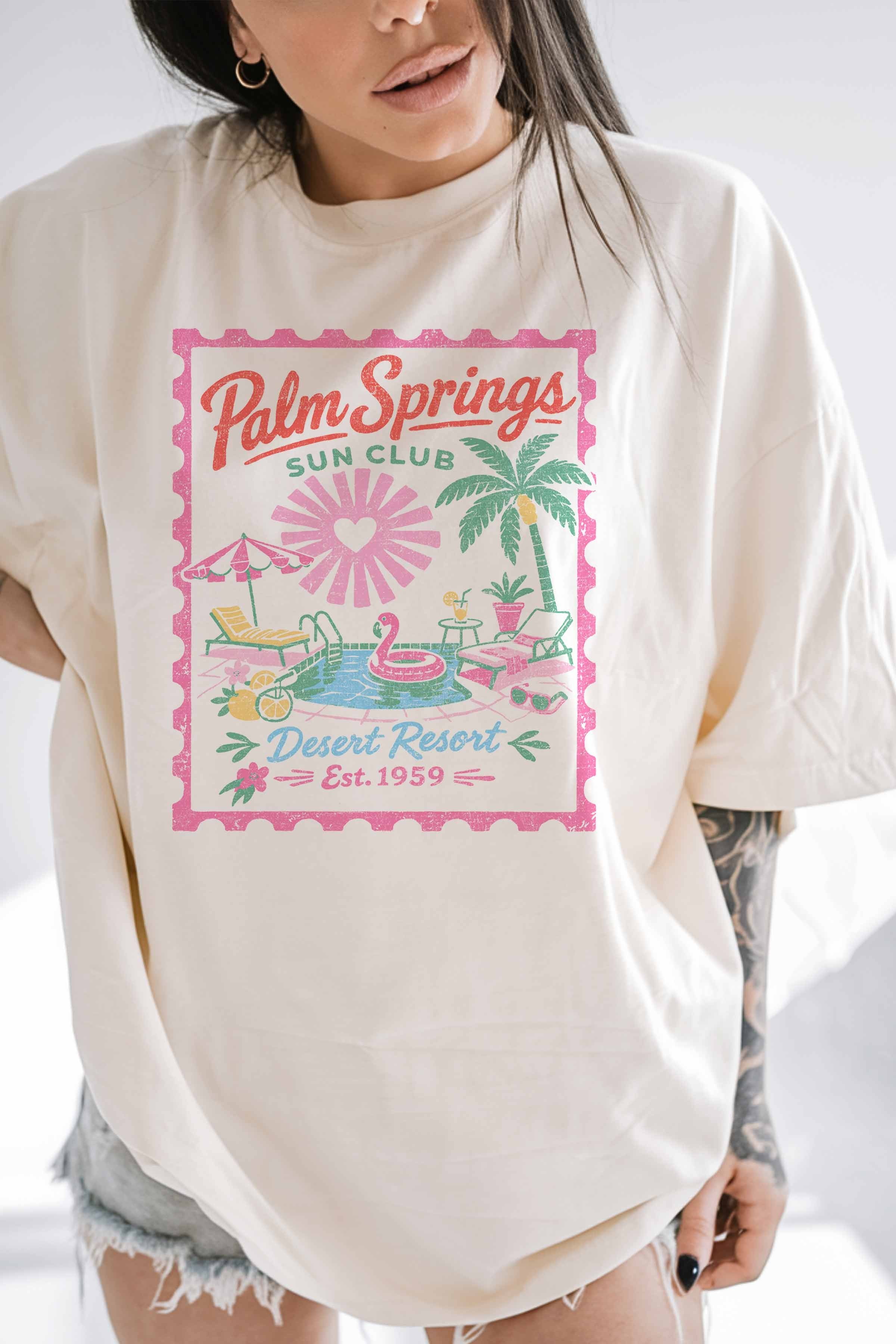 PALM SPRING OVERSIZED TEE