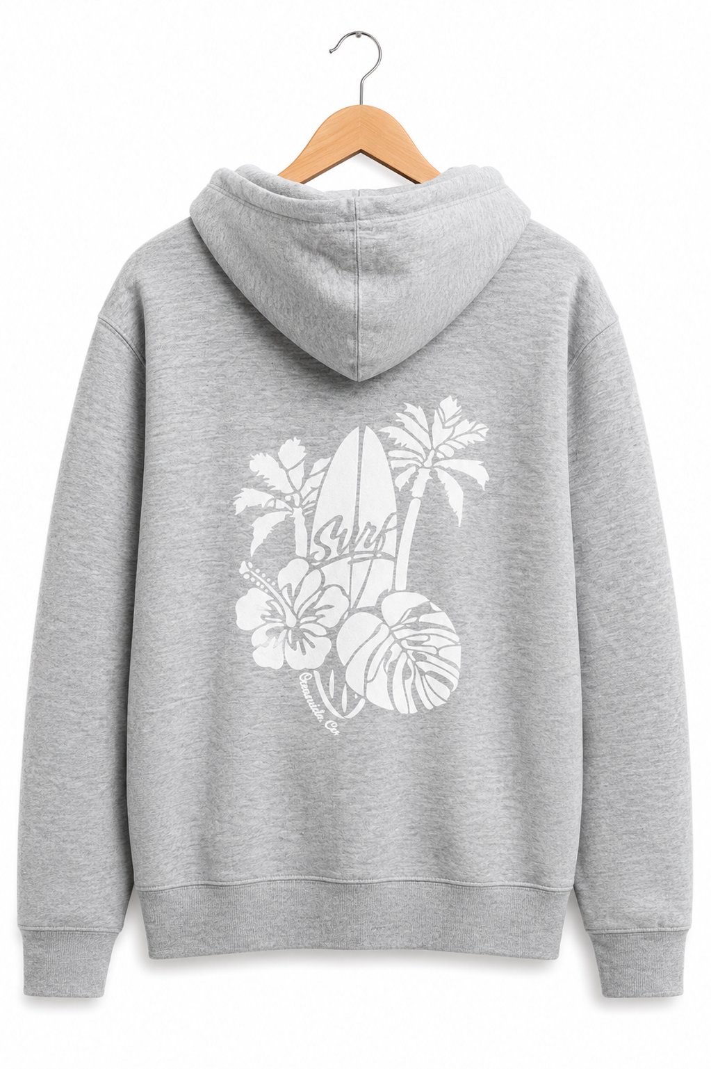 HIBISCUS SURF ZIP HOODIE