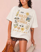 SOLEIL ALL SUMMER OVERSIZED TEE