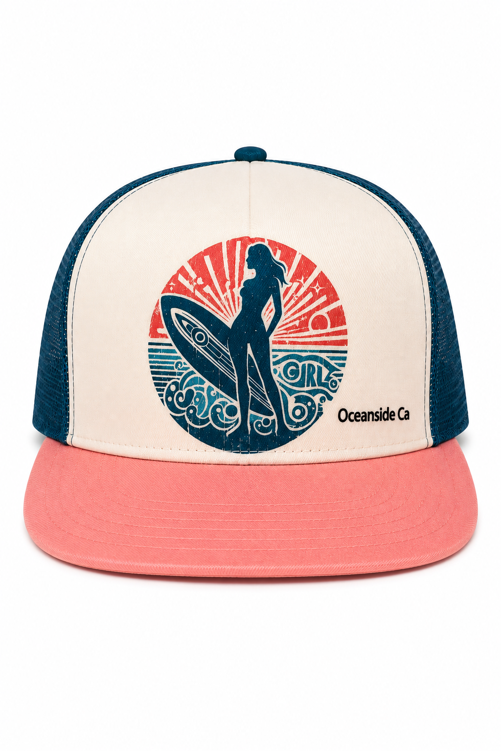 SURFER CHICK TRUCKER HAT