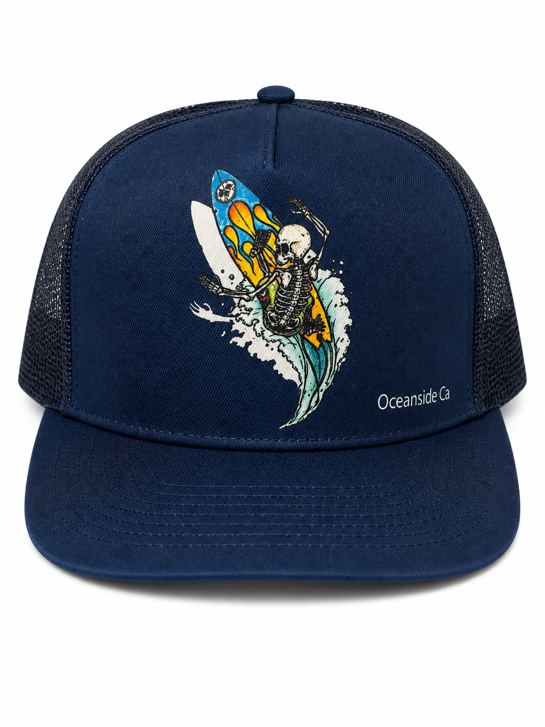 SKULLY SURFIN TRUCKER HAT