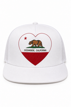 CALIFORNIA HEART TRUCKER HAT