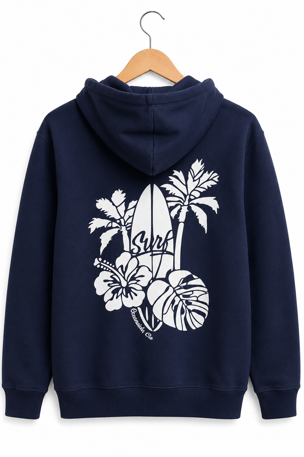 HIBISCUS SURF ZIP HOODIE