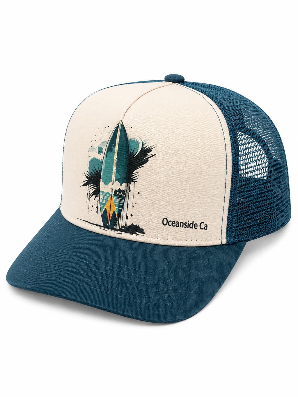 GRAFFITI SURFBOARD TRUCKER HAT
