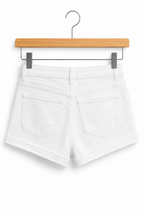 RAW EDGE CUFF SHORTS