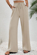 WIDE LEG PANTS W/POCKETS