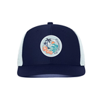HIBISCUS WAVES TRUCKER HAT