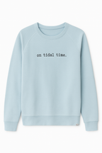 ON TIDAL TIME CREW LIGHT BLUE