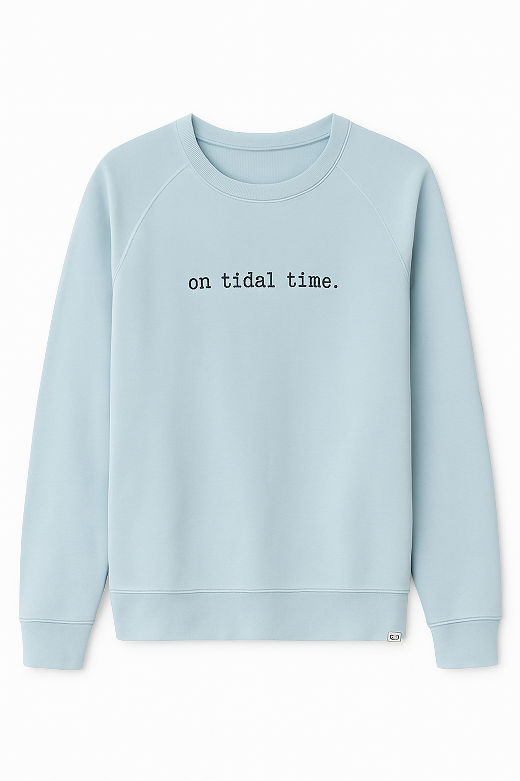 ON TIDAL TIME CREW LIGHT BLUE