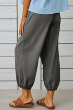 3 BUTTON POCKET TROUSERS DARK GREY