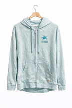 OCEAN TURTLE ZIP HOODIE