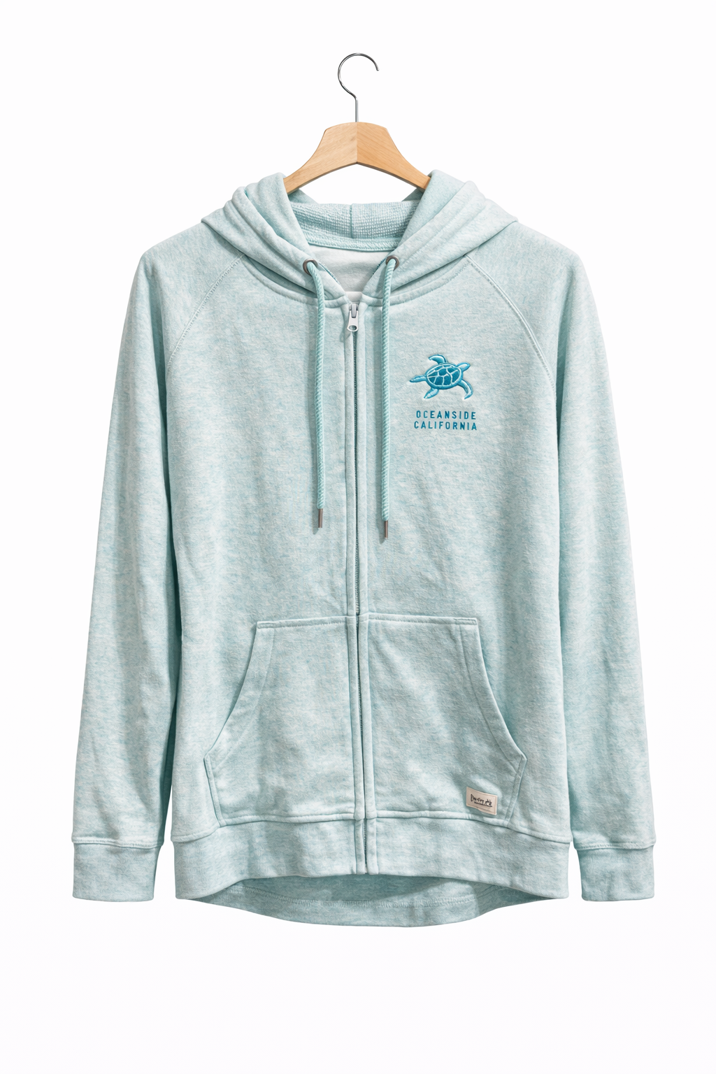 OCEAN TURTLE ZIP HOODIE