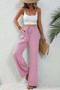 WIDE LEG PANTS W/POCKETS