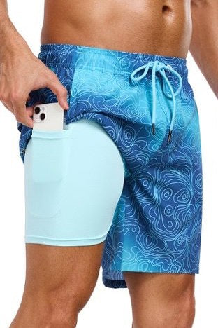 FLYSURF 2-IN-1 19'' SWIM TRUNKS