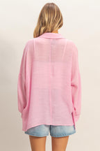 LIGHTWEIGHT BUTTON DOWN BLOUSE