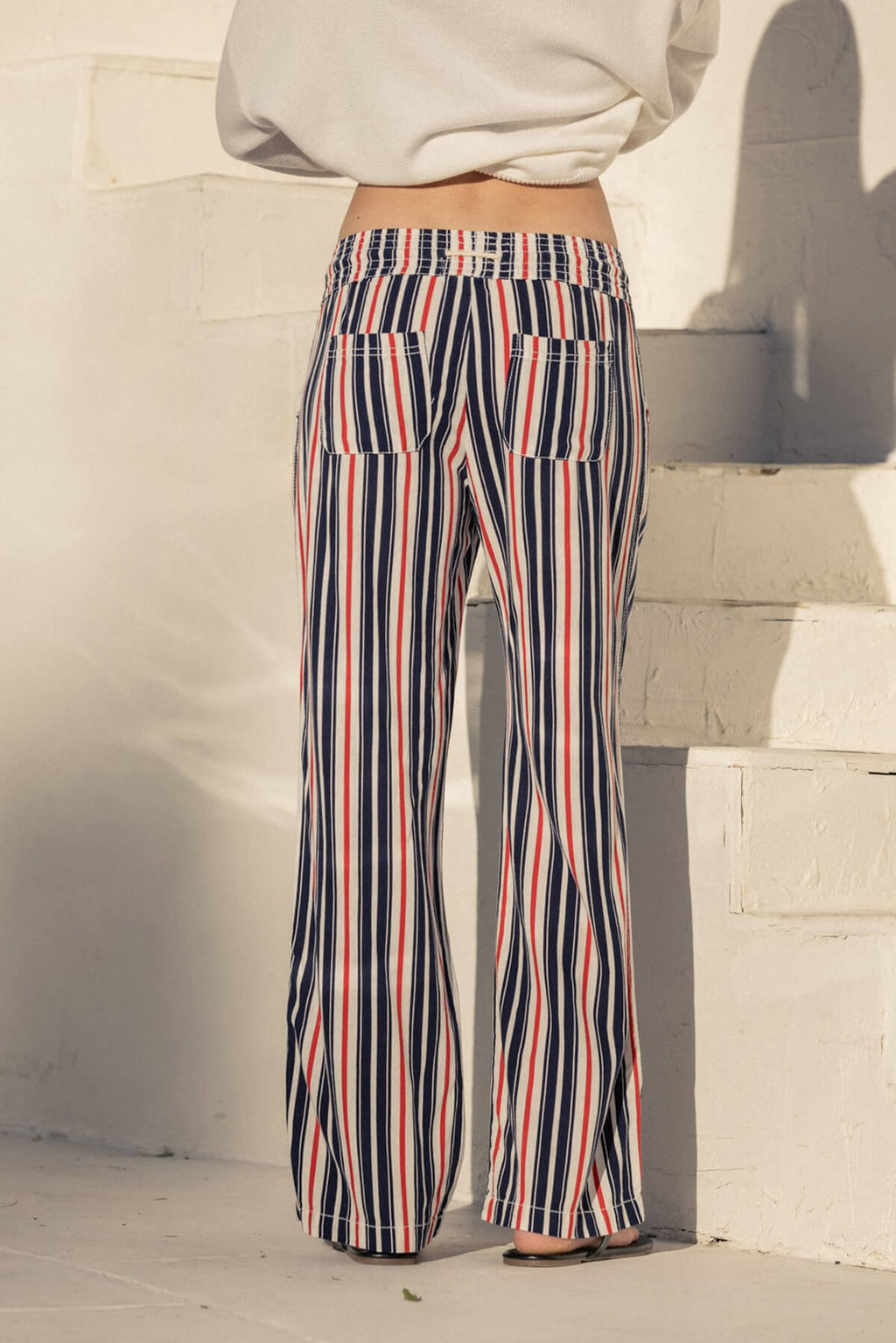 AMERICANA LINEN PULL-ON PANTS