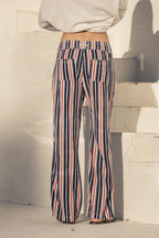AMERICANA LINEN PULL-ON PANTS