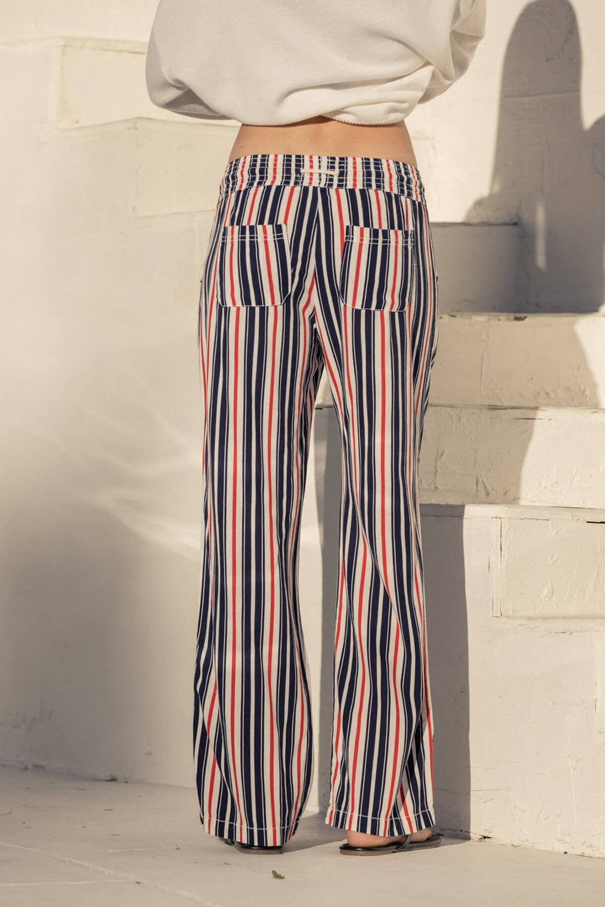 AMERICANA LINEN PULL-ON PANTS