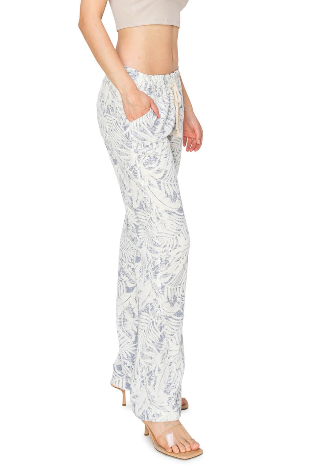 PALM LINEN PANTS