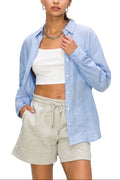 RELAXED FIT LINEN SHIRT