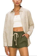 RELAXED FIT LINEN SHIRT