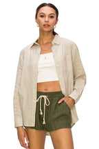 RELAXED FIT LINEN SHIRT